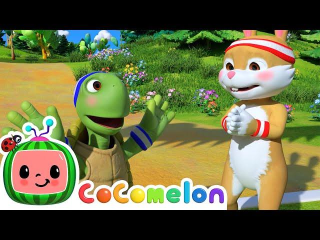 The Tortoise and the Hare | CoComelon Furry Friends | Animals for Kids