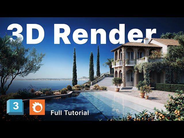 Exterior Visualization From Start To Finish | 3ds Max + Corona