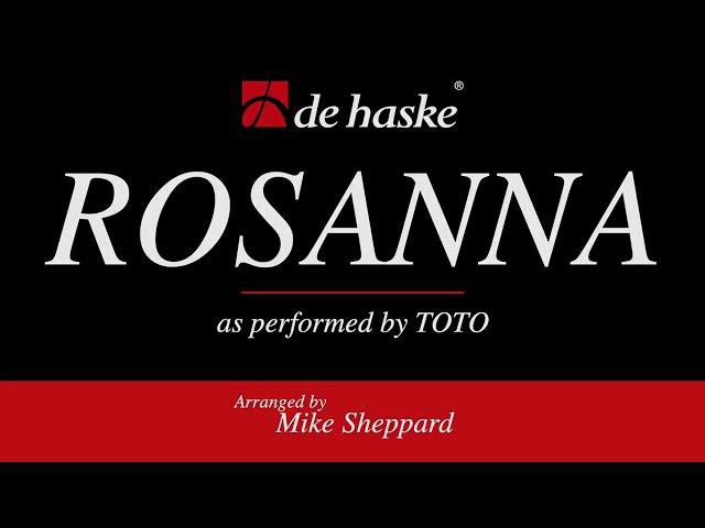 Rosanna – David Paich, arranged by Mike Sheppard