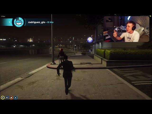 Blau Stream Snipes Fuslie To Tell Her This. | NoPixel GTA RP