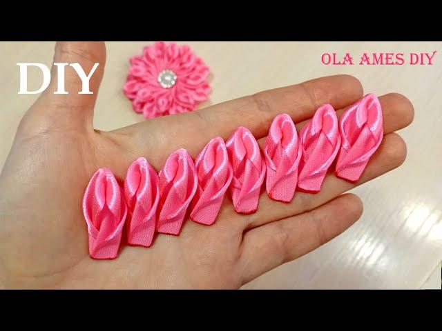 В Них Можно Влюбиться  КРАСИВЫЕ ЦВЕТЫ из ЛЕНТ - ЛЕГКО DIY Ribbon Flowers/ Flores de Fita/ Ola ameS