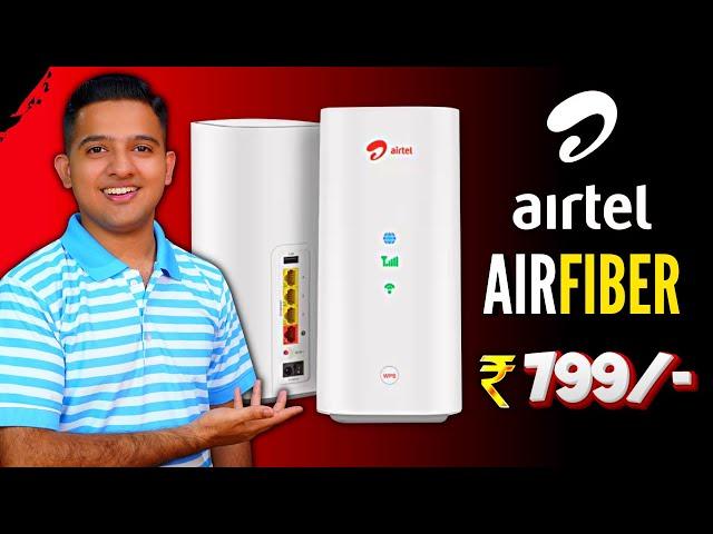 Airtel AirFiber 5G️Price, Plans, Installation Cost, Availability ! 