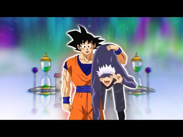 Goku trains Gojo in the Hyperbolic Time Chamber