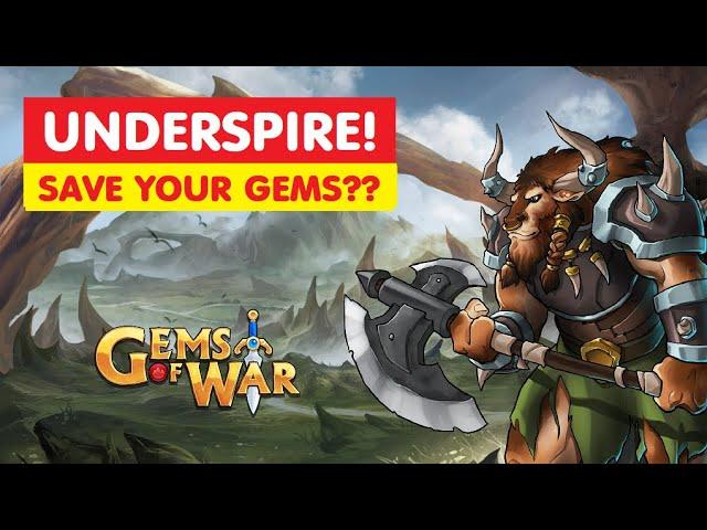 Gems of War Underspire FINISHED! Worth It? Or Gem ROBBERY? Completed!