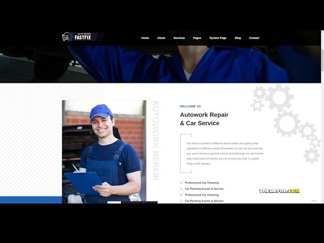 Fastfix - Auto Repair HubSpot Theme car repair auto repair Website Builder