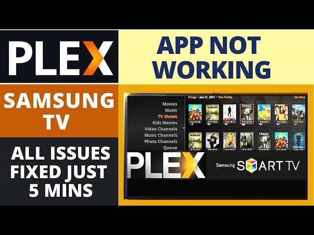 How to Fix PLEX App Not Working On Samsung Smart TV || Install PLEX App on Samsung Smart TV