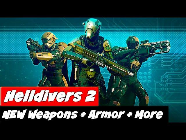 NEW Weapons + Armors + More | Helldivers 2 New Warbond