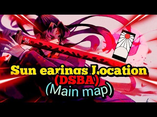 Sun earings Location + requirements (DSBA) main map demon slayer burning ashes