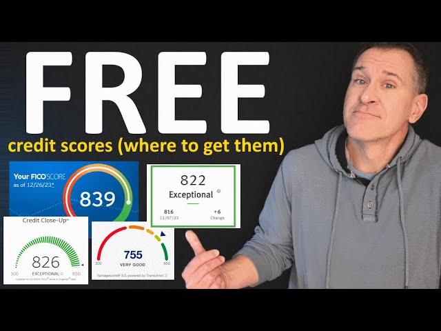 How To Check YOUR Credit Score for FREE (& what your free FICO Score or VantageScore means) 2024