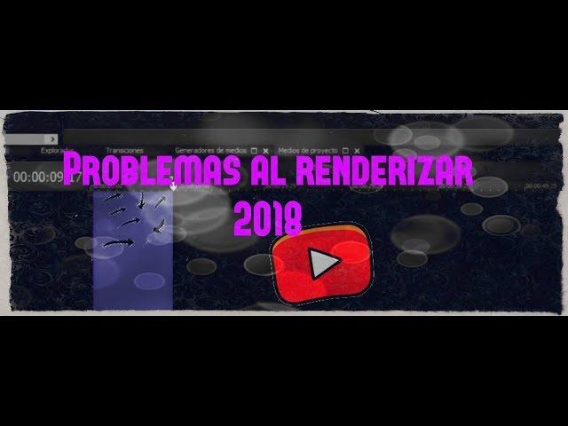 No Renderiza Completo en SONY VEGAS PRO 15? 2019