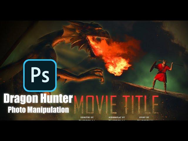 Dragon Hunter Photo Manipulation Effect !! Photoshop Tutorial