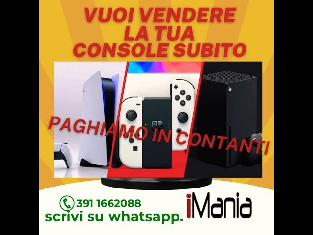 Vuoi vendere la tua console in contanti?  #ps4 #ps5 #xbox #NintendoSwitch #gamingcommunity  #iMania