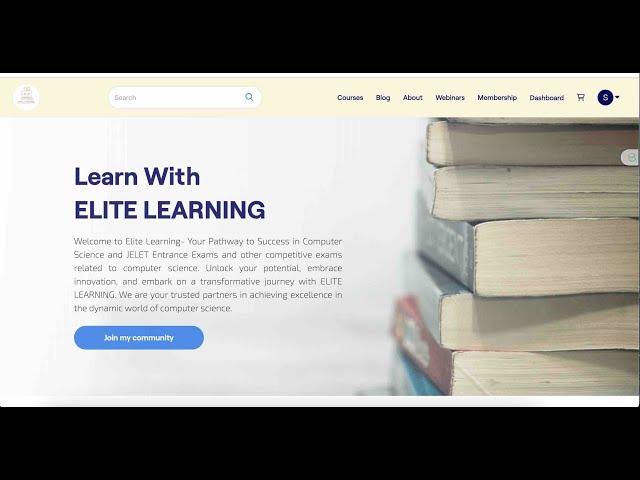 Join the Elitelearning Community