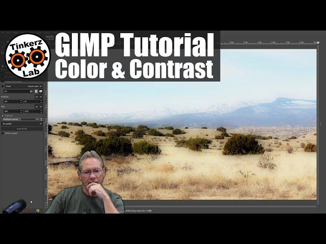 Better Color & Contrast  - GIMP Beginner Levels, Layers, & Layer Modes Tutorial