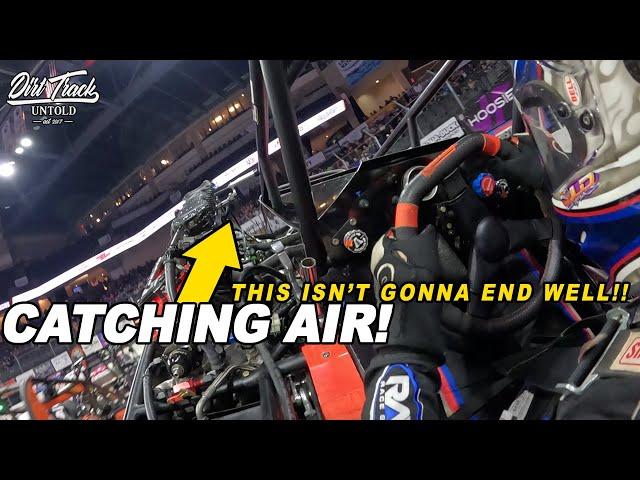 Leading Laps And Catching Some Serious Air That Didn't End Well! 2025 Indoor Racing Kickoff!