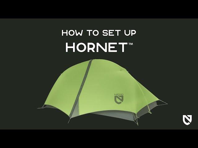 NEMO | How to Set Up the Hornet™ 1P & 2P Ultralight Backpacking Tent