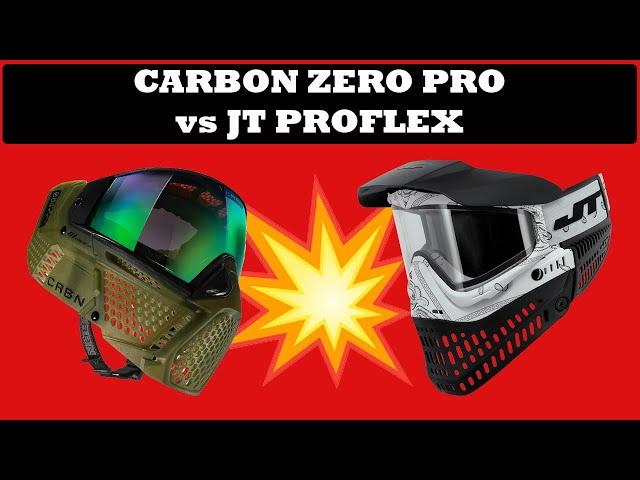 BEST PAINTBALL MASK EVER?! | Carbon Zero Pro vs JT Proflex | Paintball Goggles Review