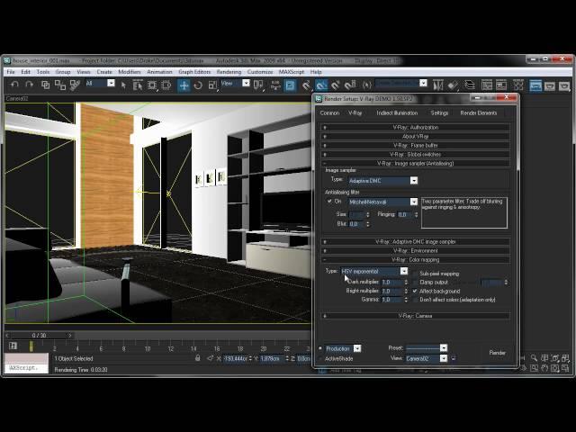 3DS Max Vray Tutorial : Fast Render Time