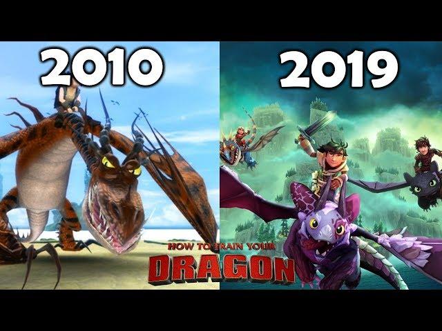 Evolution of How to Train Your Dragon Games