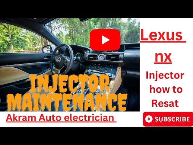 *solution* injector maintenance required lexus