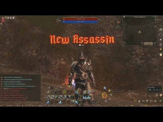 Lineage 2 Aden!! New Assassin Gameplay!!