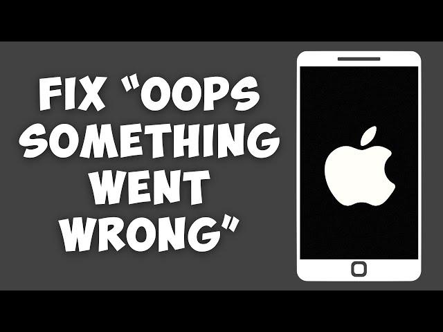 Fix “Oops something went wrong” Error on X (Twitter) iPhone | iOS 15