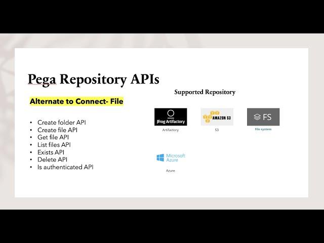 Pega Repository Api/Connect-File alternative #pega #pegadev #pegahelp #ConnectFile