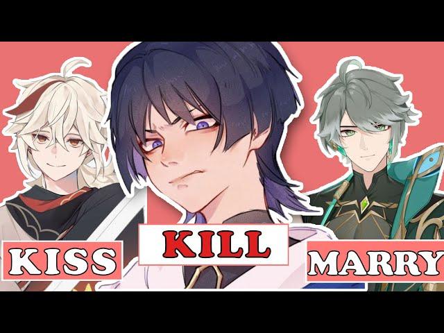 ⭐️KISS ⭐️MARRY ⭐️KILL - Genshin Impact