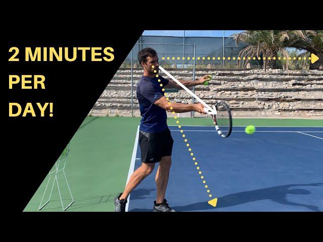 2 SIMPLE DRILLS To Massively Improve Forehand & Backhand CONSISTENCY