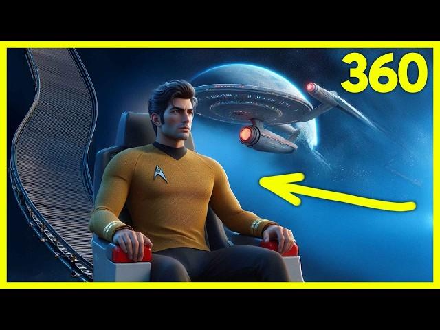  STAR TREK 360 Roller Coaster  USS Enterprise