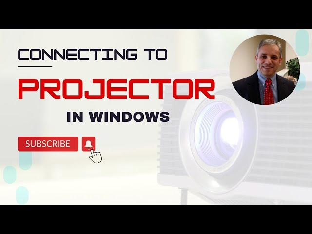 Windows 10: Connecting to a Projector and Using Extended Desktop (Dual Monitors)