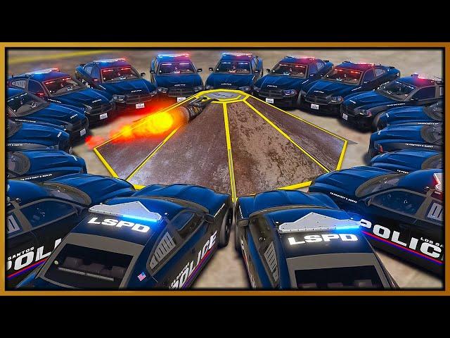 GTA 5 Roleplay - 360 JET FLIP CAR DESTROYS COPS | RedlineRP