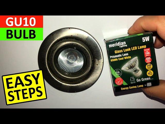 How to Replace GU10 Light Bulb - Change GU10 Light Bulb from GU10 Halogen to GU10 LED