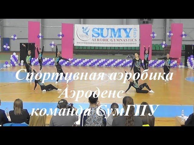 Спортивная аэробика. Аэроденс (взрослые) - команда СумГПУ. Sumy Aerobic СUP-2017
