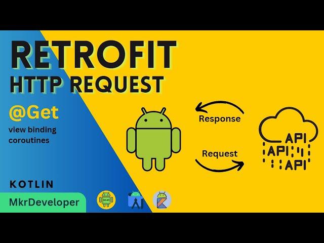 Retrofit Get request in 7 steps. Android studio | Kotlin