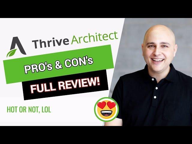 Thrive Architect Review - Pros & Cons - WordPress Page Builder From Thrive Themes