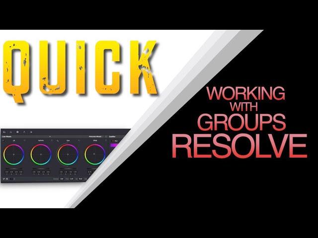 HOW TO GRADE WITH GROUPS RESOLVE