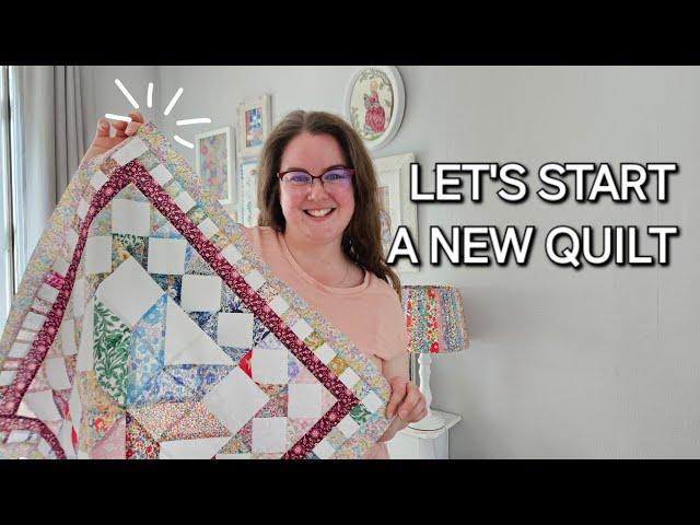 SEW WITH ME | Starting a New Liberty Quilt