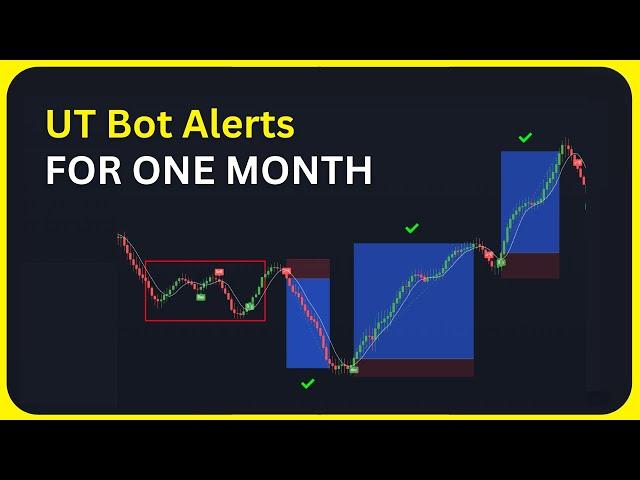 I Tested UT BOT ALERTS TradingView Strategy for an ENTIRE MONTH