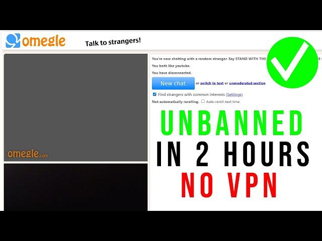 How I Successfully Got Unbanned from Omegle in Just Hours  (NO VPN)