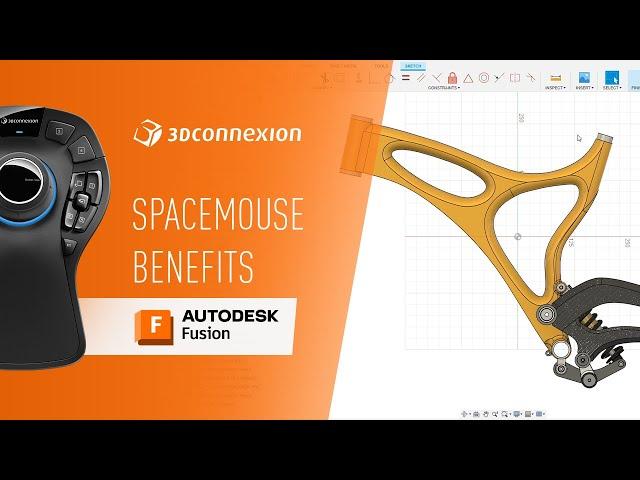 Fusion x 3Dconnexion - SpaceMouse benefits and features