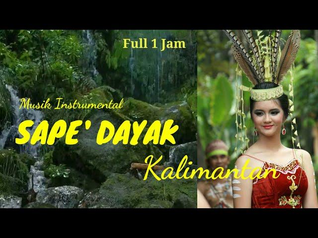 SAPEK DAYAK KALIMANTAN INSTRUMENTAL •  MERDU MENYENTUH HATI • MUSIK RELAKSASI