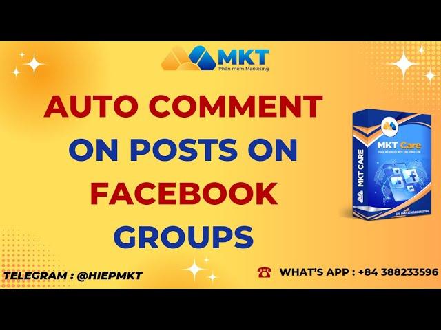 Automatically comment on posts on Facebook groups