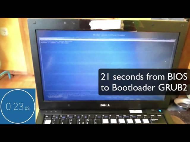 THE POWER OF THE PENGUIN - 15 sec boot up time Debian 8 MATE on DELL LAPTOP