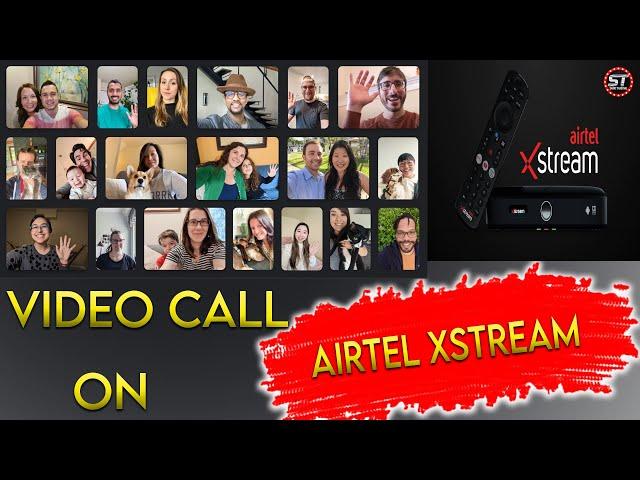 Video Call On Airtel Xstream Smart Box / Airtel Xstream Video Calling / #smartthagaval