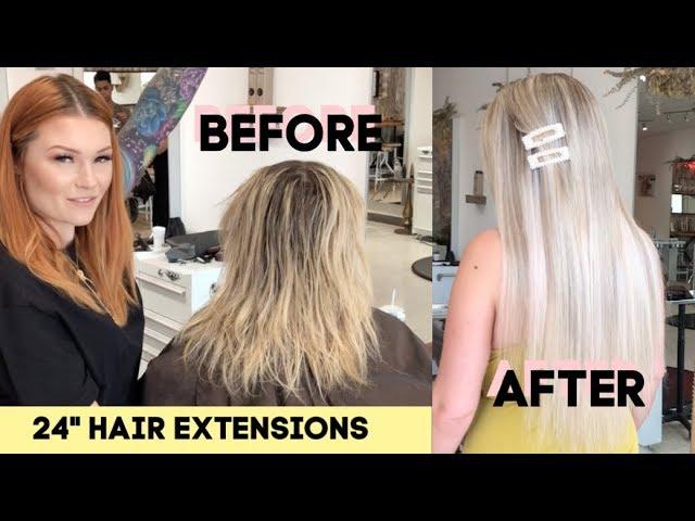 TAPE IN HAIR EXTENSIONS SHORT TO LONG