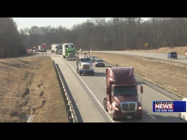 "The People's Convoy" moves through Illinois