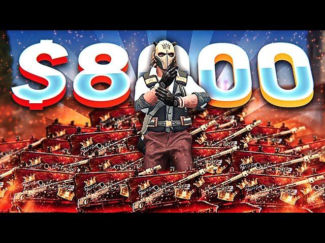 8000$ CASE BATTLE WINNER TAKES ALL - HELLCASE - EPISODE 273