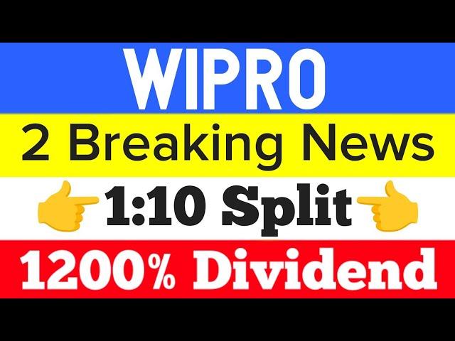  1:10 Split  wipro share | wipro share latest news today • wipro share latest news • wipro news