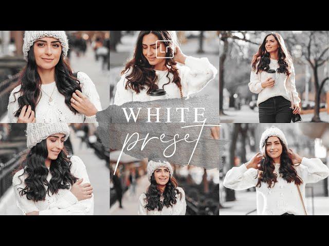 WHITE PRESET (skin tone safe) Lightroom Mobile Tutorial Free DNG